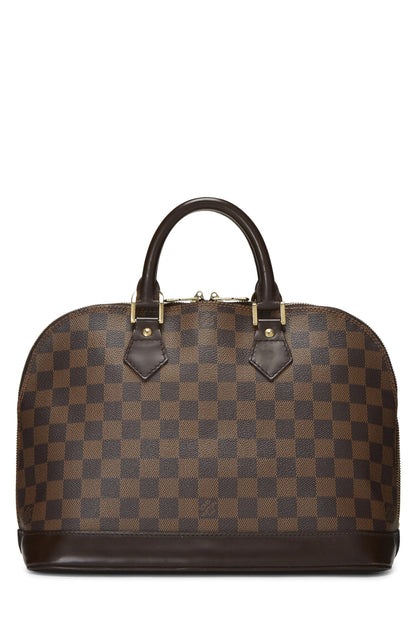 Louis Vuitton, Pre-Loved Damier Ebene Alma PM, Brown