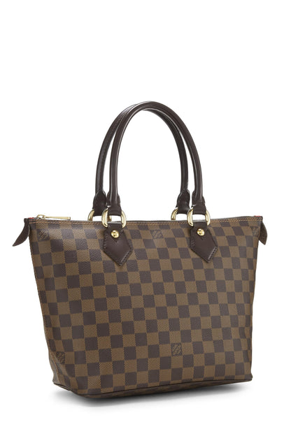 Louis Vuitton, Pre-Loved Damier Ebene Saleya PM, Brown