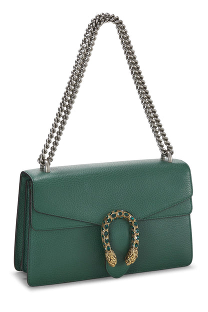 Gucci, sac à bandoulière Dionysus en cuir vert d'occasion, petit modèle, vert