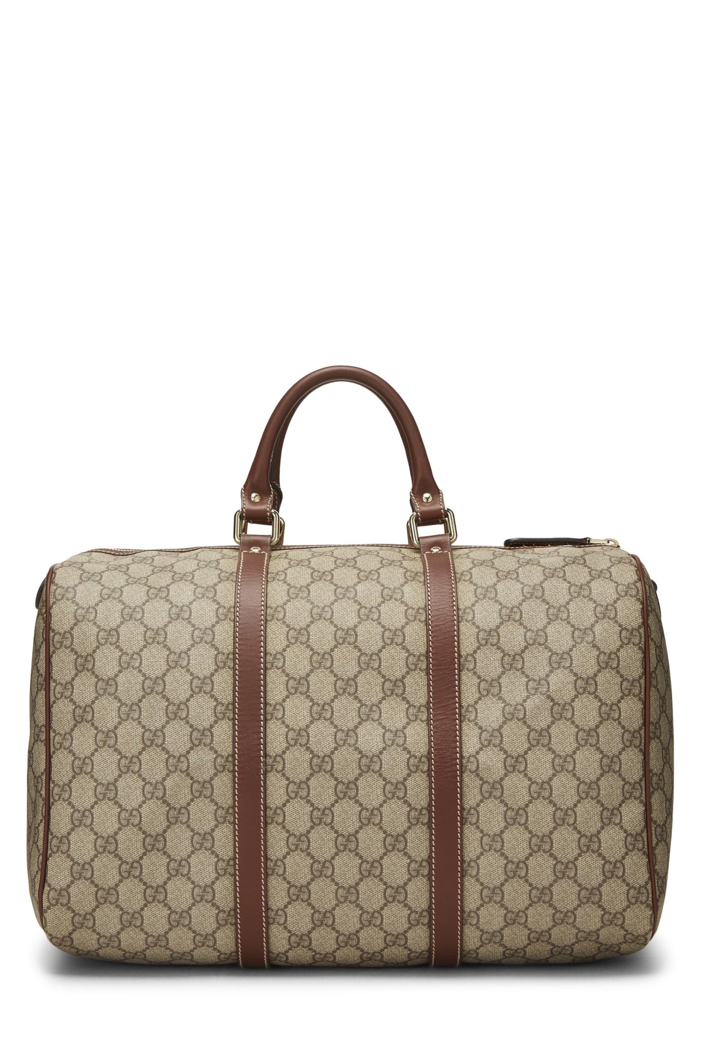 Gucci, Boston en toile GG Supreme d'origine d'occasion, marron