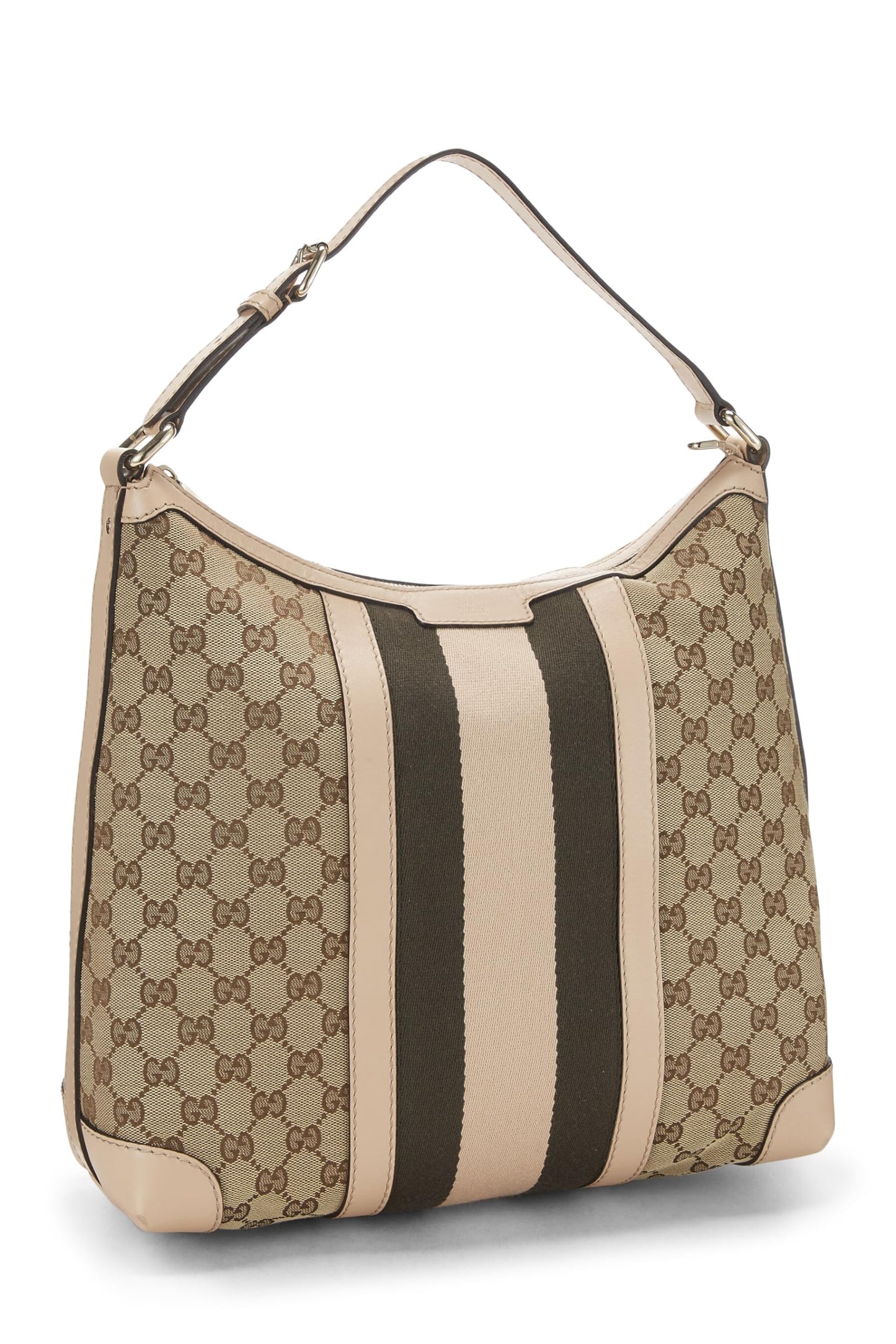 Gucci, sac hobo en toile GG rose d'occasion, rose