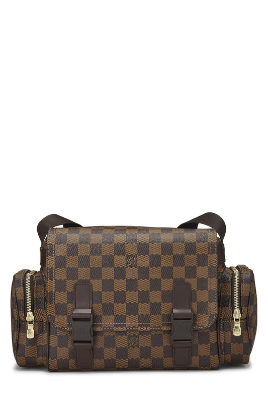 Louis Vuitton, sac messager Melville Damier Ebène d'occasion, marron