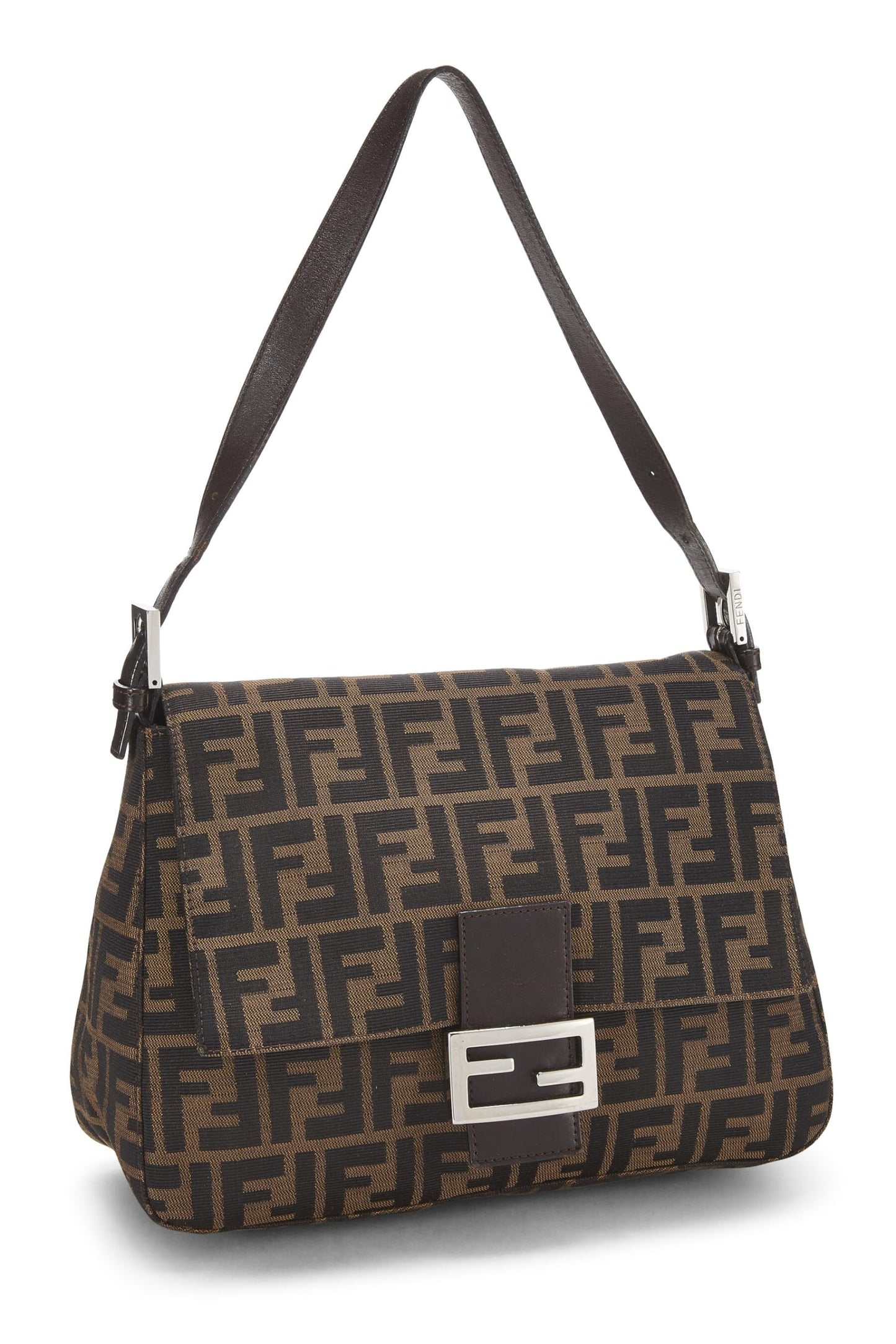 Fendi, Pre-Loved Brown Zucca Canvas Mama, Brown