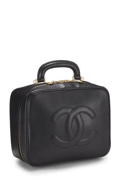 Chanel, Vanity Lunch Box Black Caviar d'occasion, noir