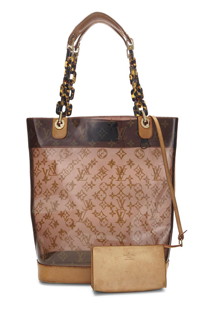 Louis Vuitton, Cabas MM en vinyle Monogram Ambre d'occasion, marron