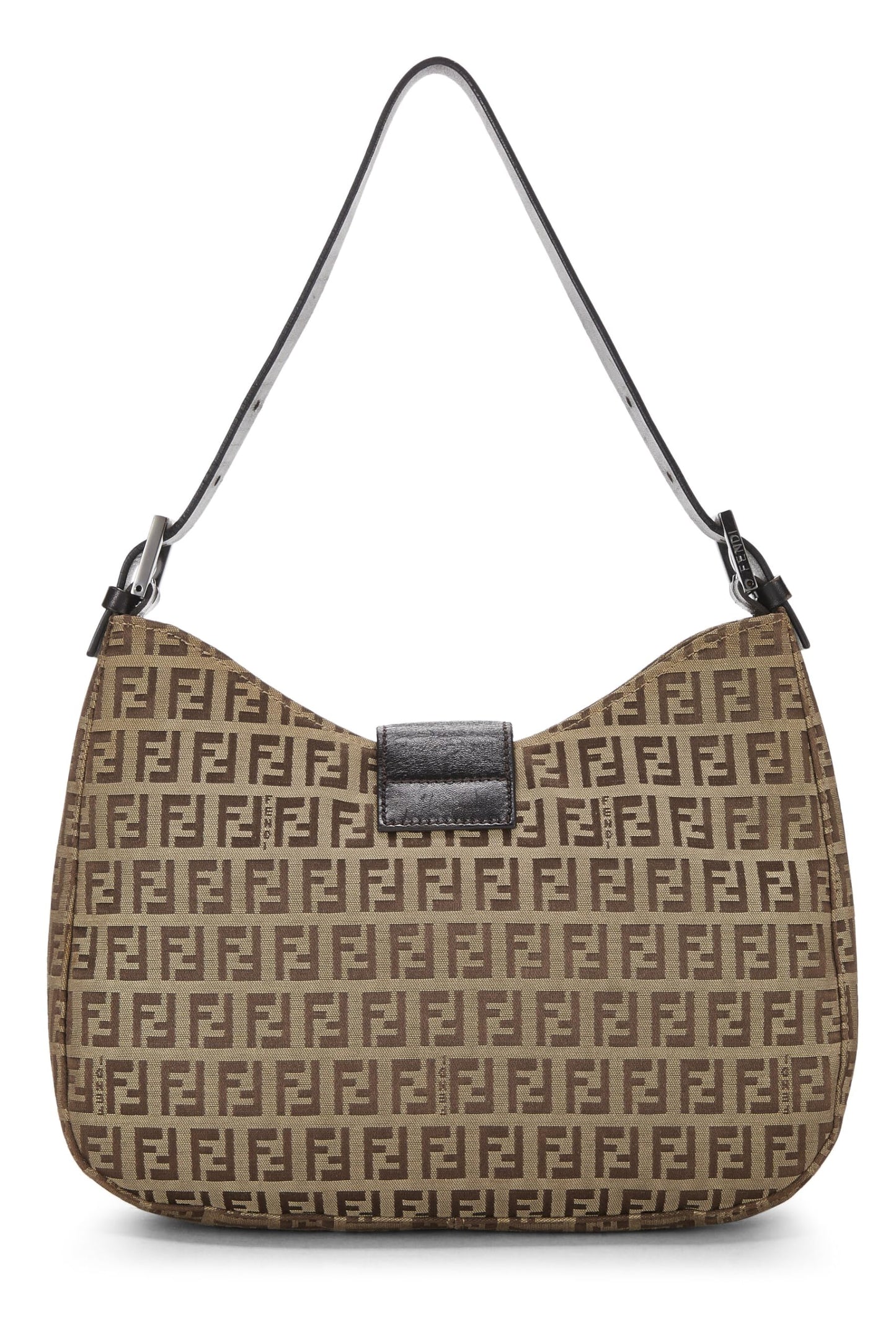 Fendi, sac à bandoulière Zucchino marron d'occasion, marron