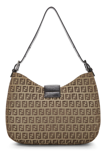 Fendi, Pre-Loved Brown Zucchino Shoulder Bag, Brown