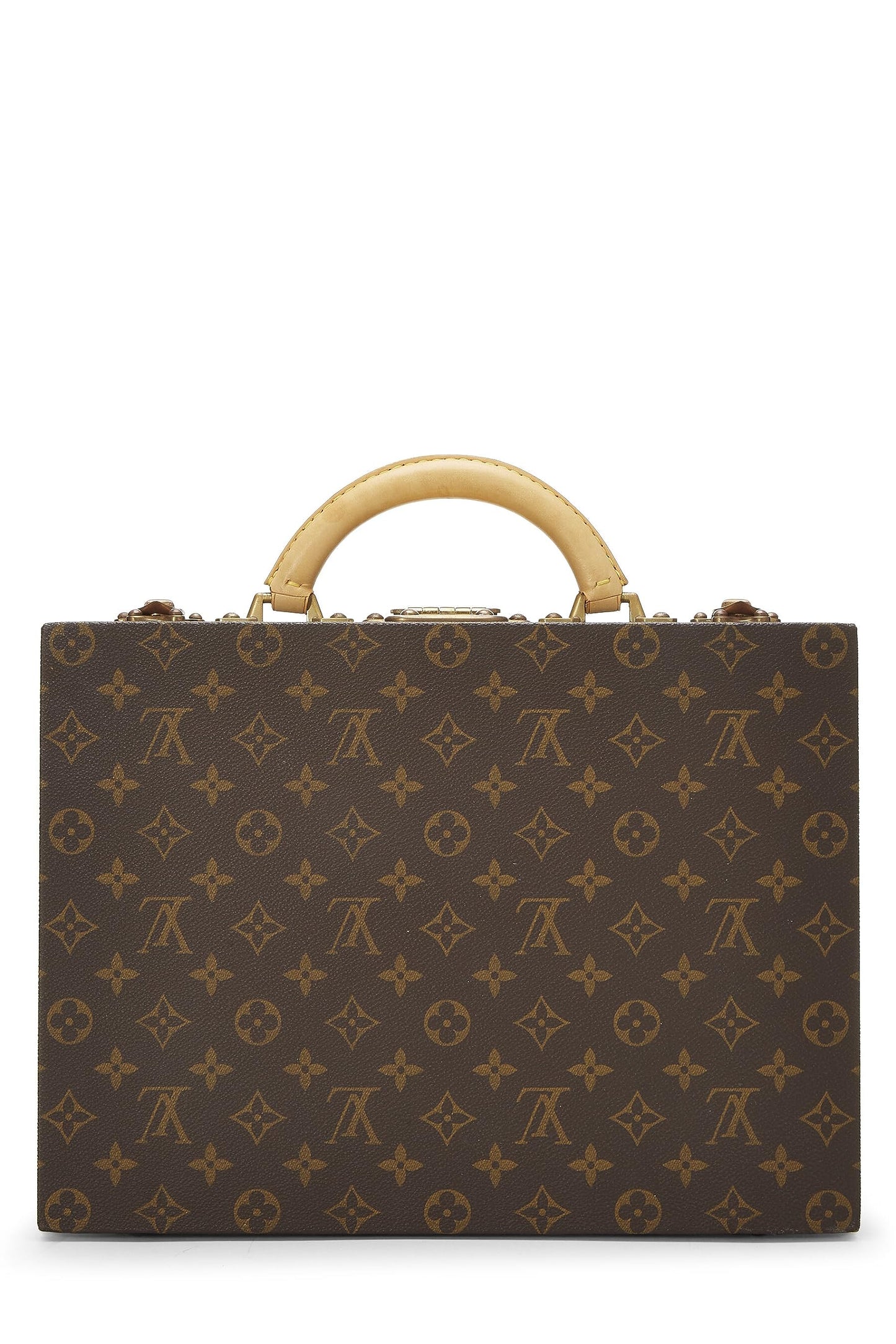 Louis Vuitton, Boîte Bijoux en toile Monogram pré-aimée, Marron