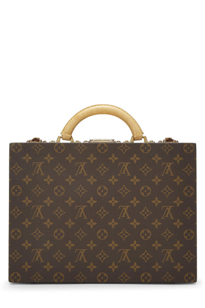 Louis Vuitton, Boîte Bijoux en toile Monogram pré-aimée, Marron