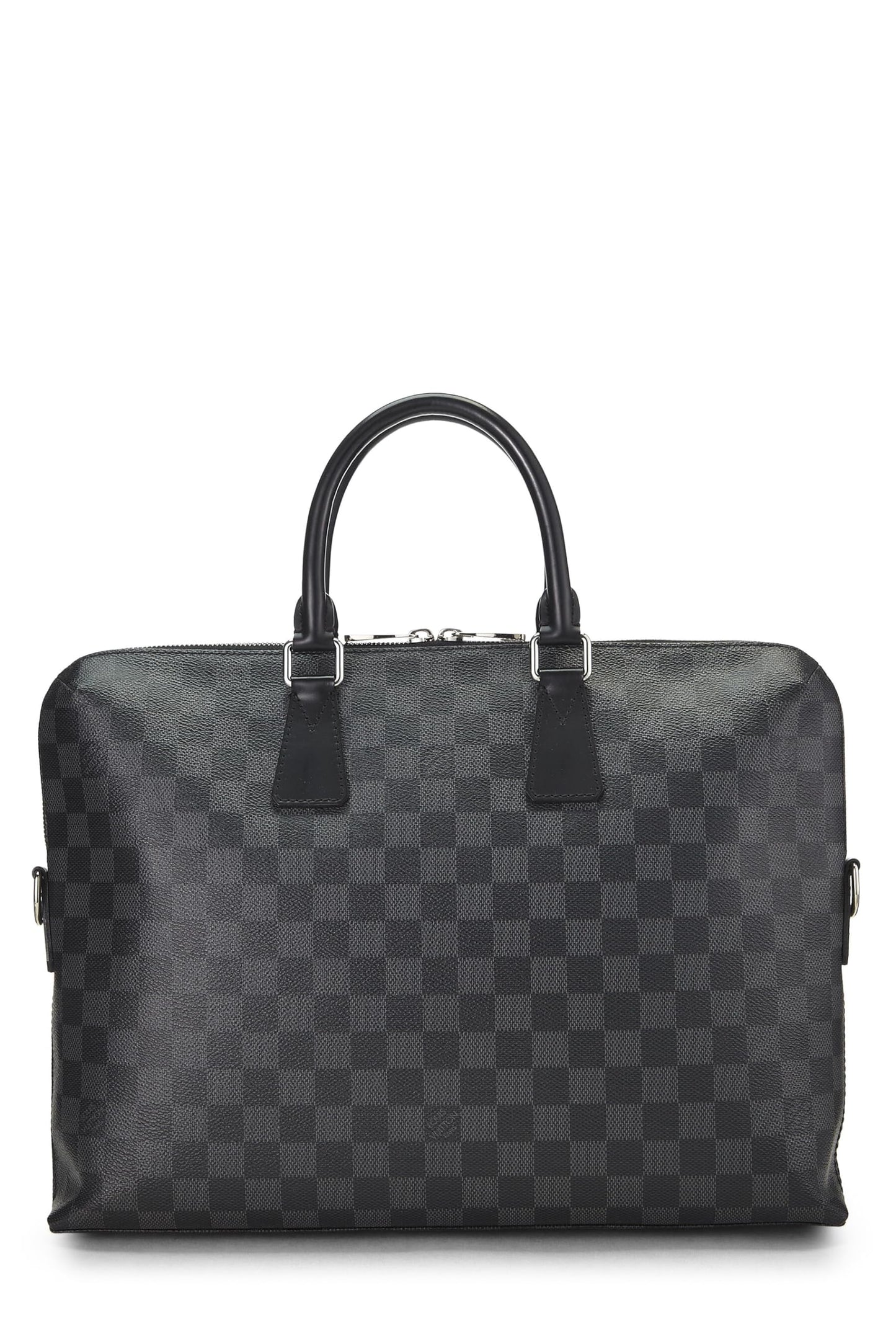 Louis Vuitton, Pre-Loved Damier Graphite Porte-Documents Jour, Black