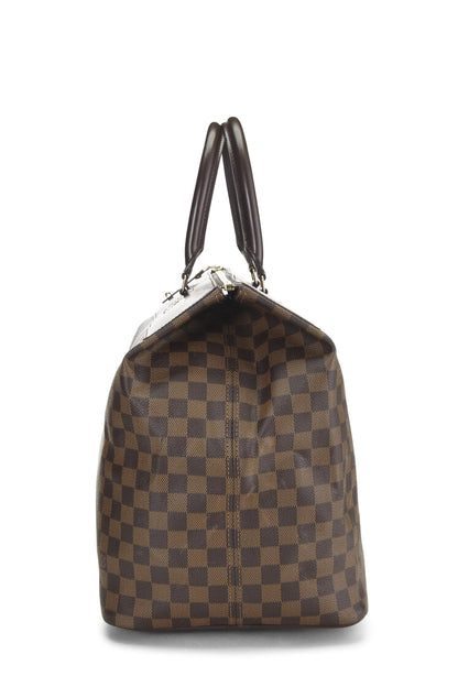 Louis Vuitton, Pre-Loved Damier Ebene Greenwich PM, Brown