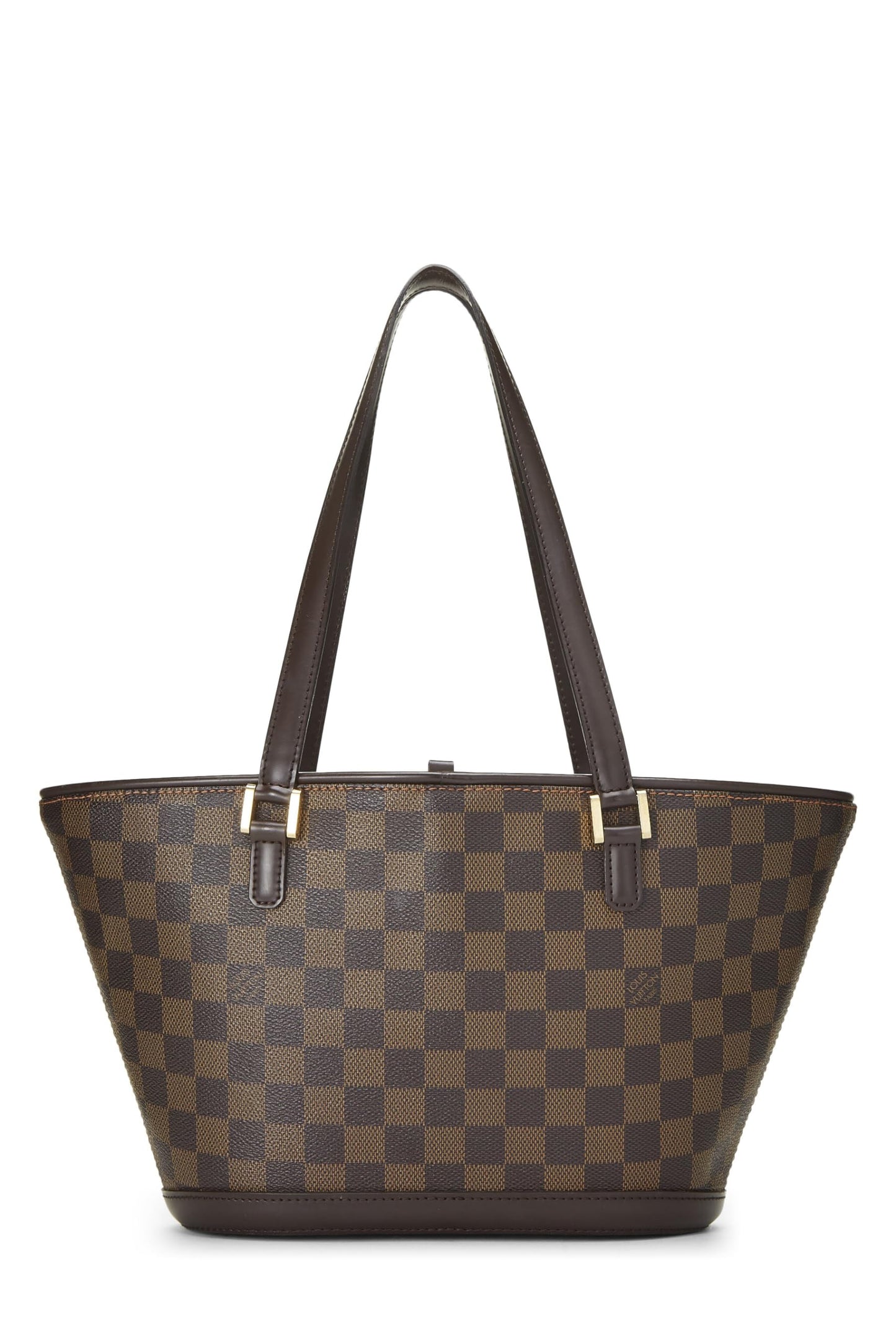 Louis Vuitton, Pre-Loved Damier Ebene Manosque PM, Brown