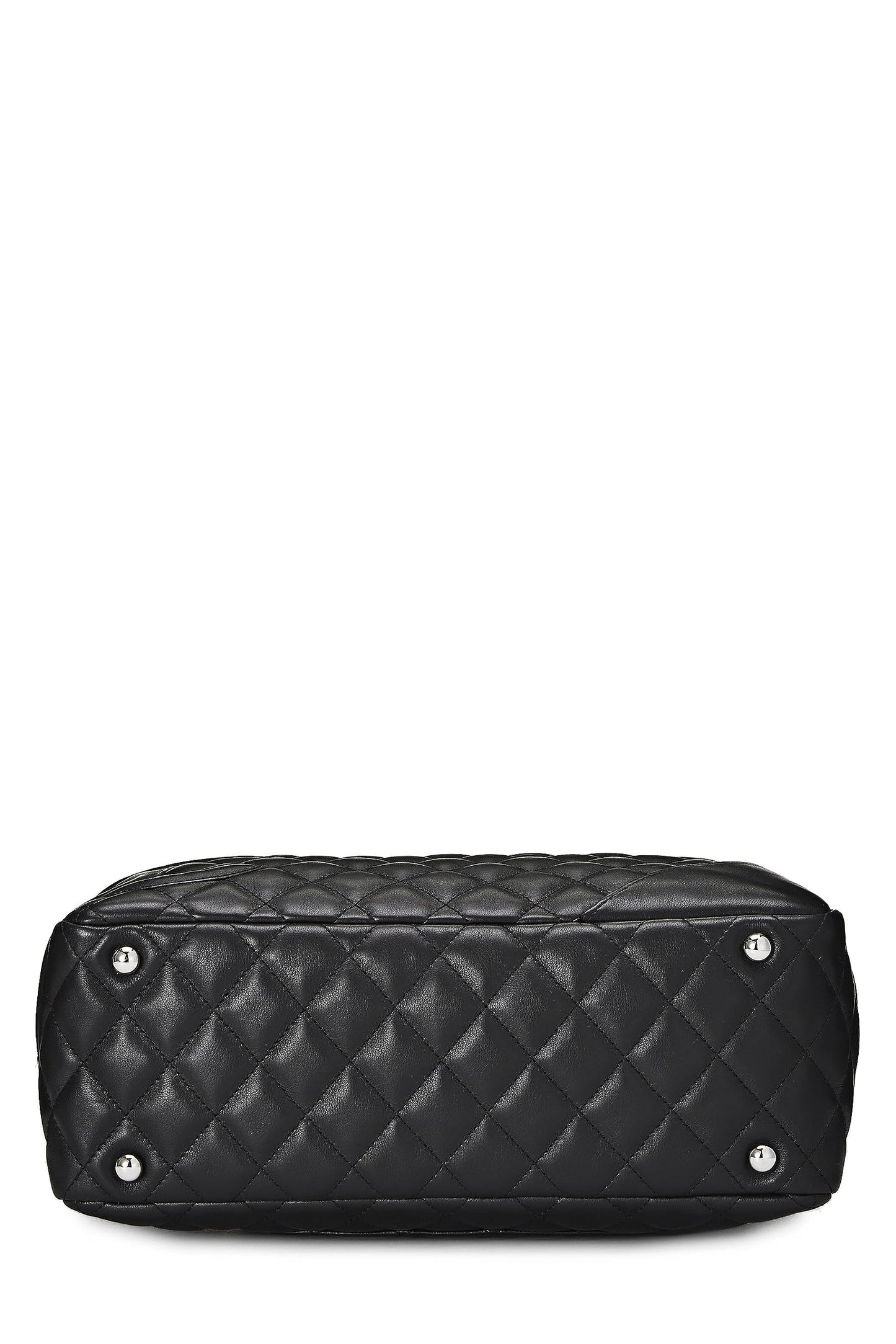 Chanel, Bowler Cambon Ligne en cuir de veau noir d'occasion, noir