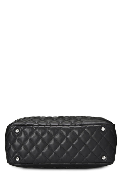 Chanel, Pre-Loved Black Calfskin Cambon Ligne Bowler, Black