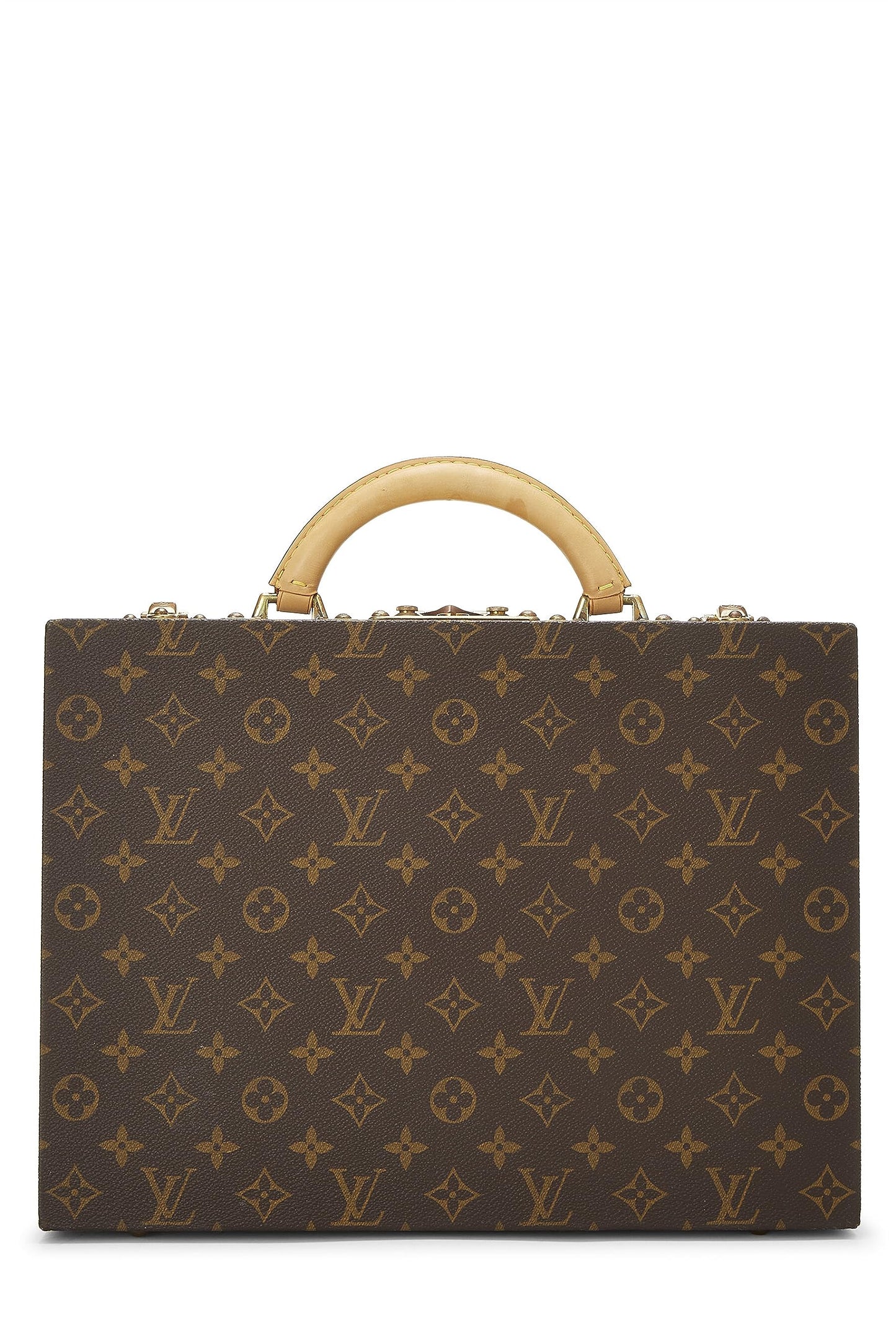 Louis Vuitton, Boîte Bijoux en toile Monogram pré-aimée, Marron