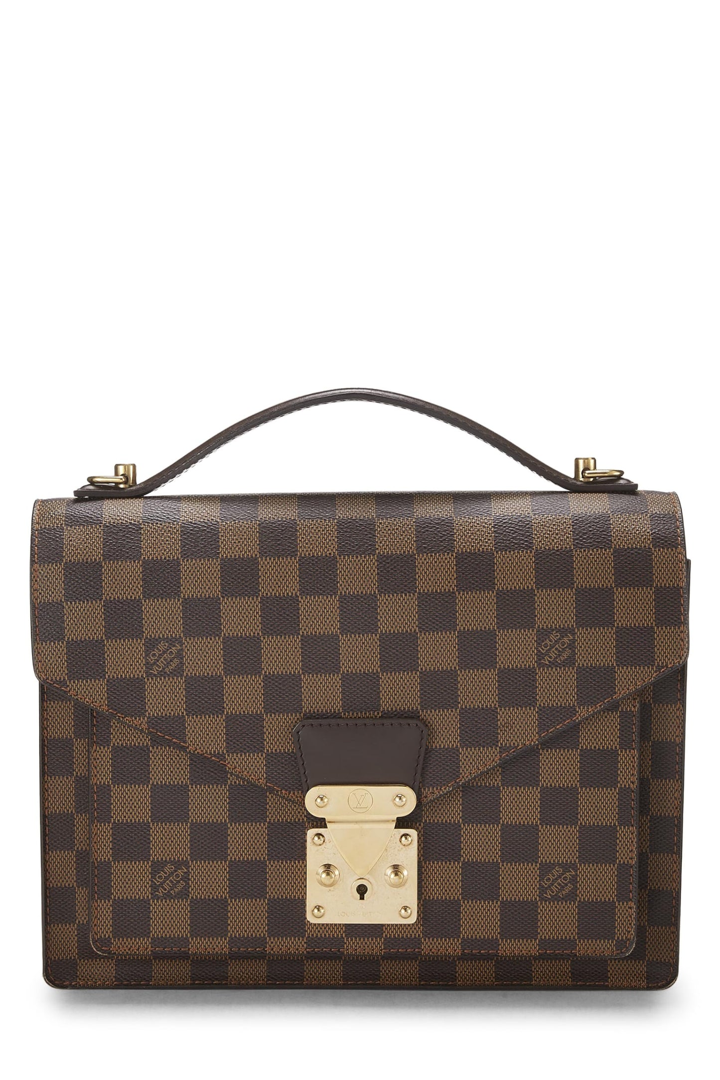 Louis Vuitton, Damier Ebène Monceau pré-aimé, Marron