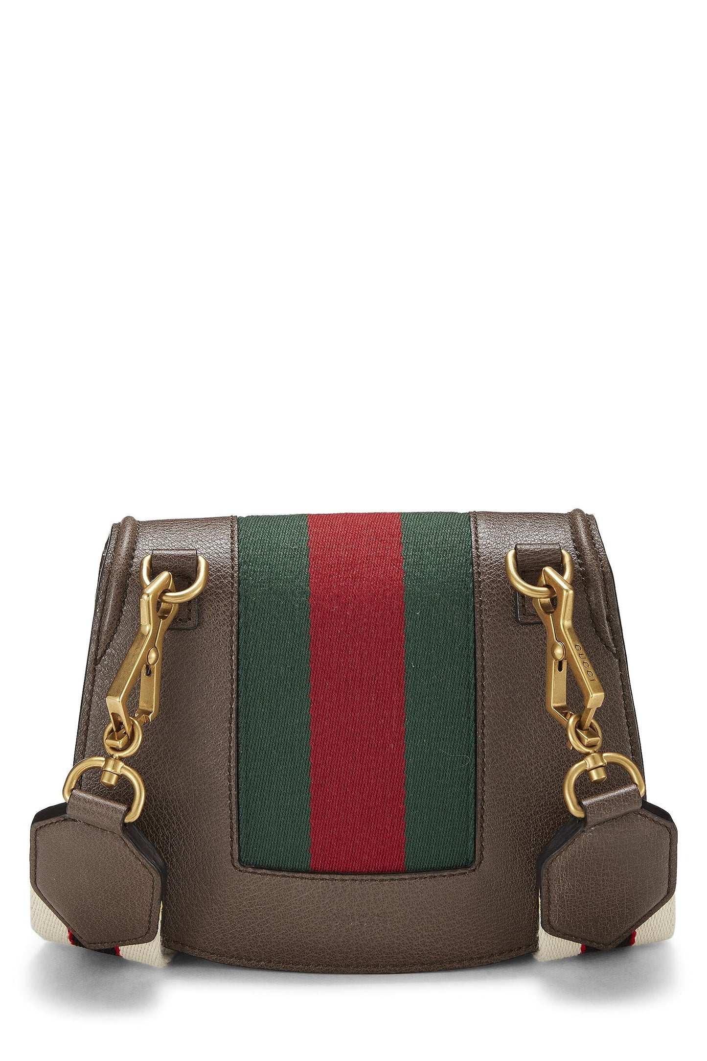 Gucci, Bolso de hombro Totem Linea de cuero marrón Pre-Loved pequeño, Marrón