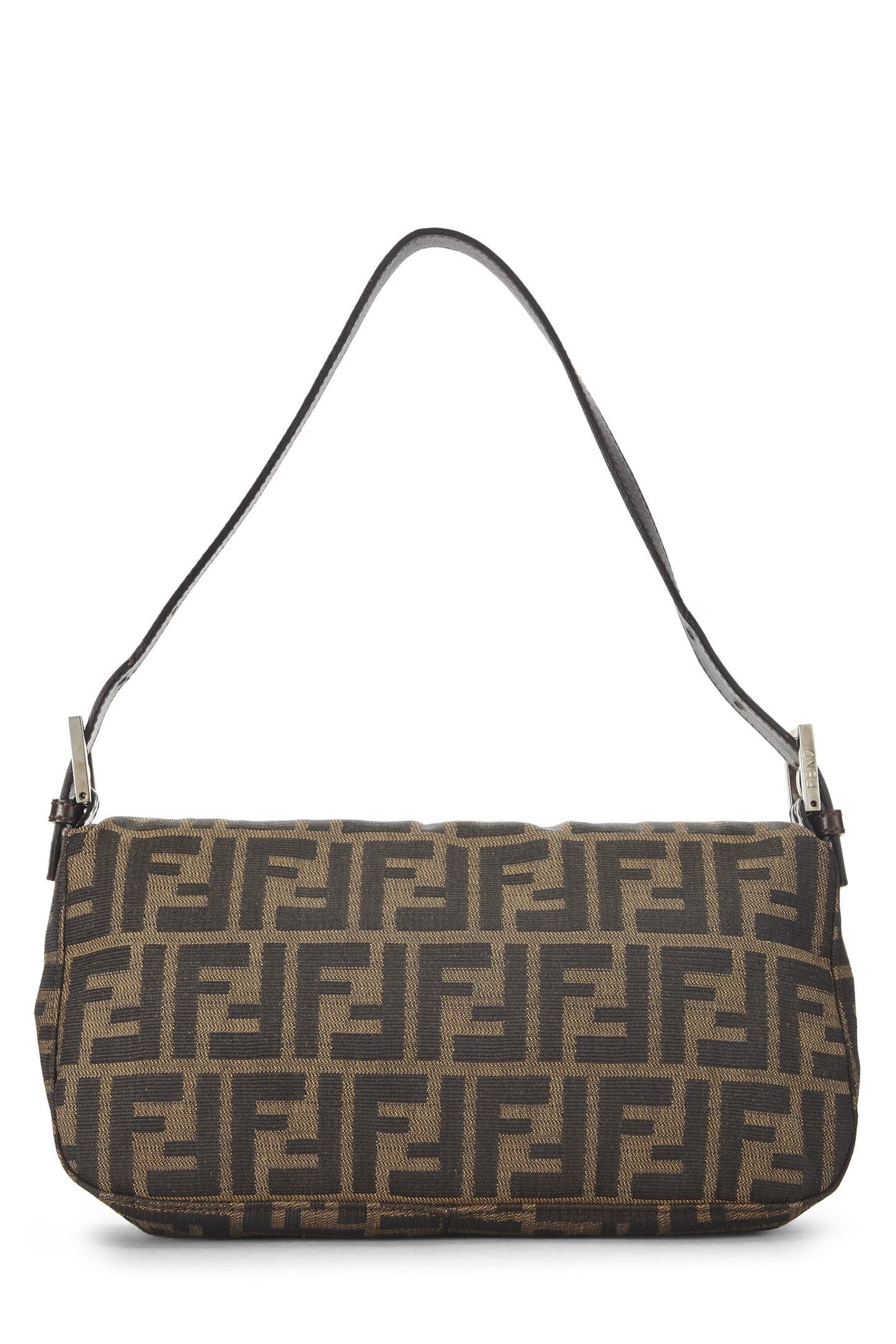 Fendi, Pre-Loved Brown Zucca Canvas Shoulder Bag, Brown