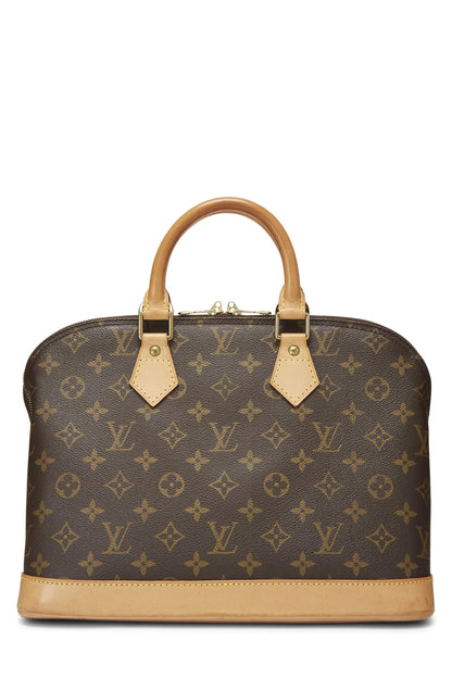 Louis Vuitton, Alma PM en toile Monogram d'occasion, marron