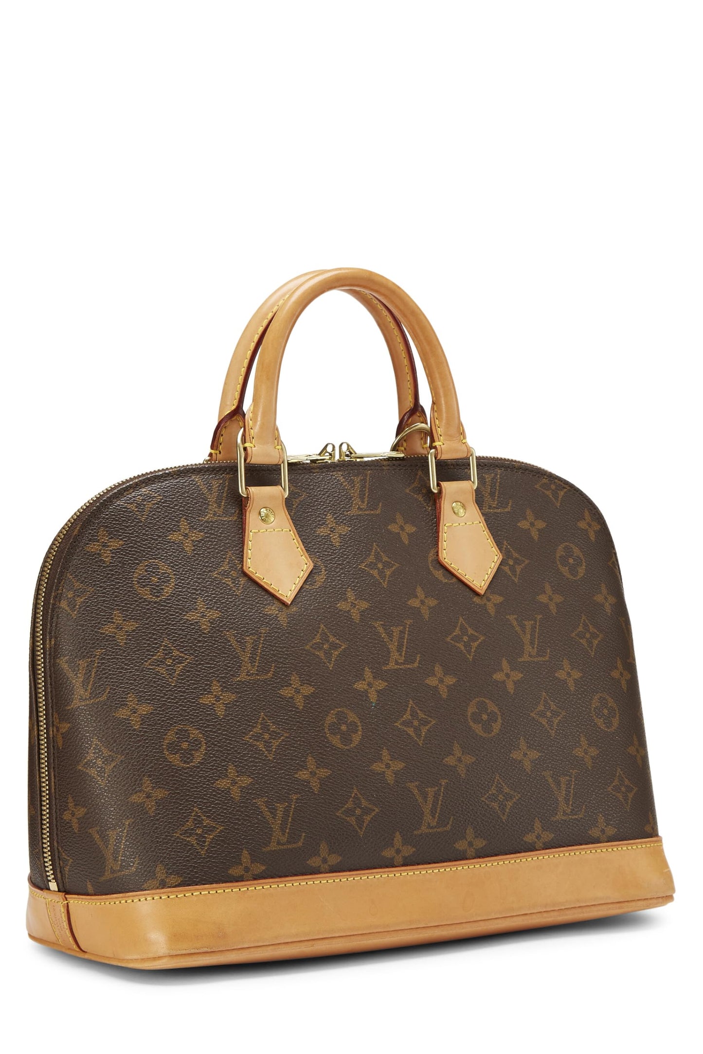 Louis Vuitton, Alma PM en toile Monogram d'occasion, marron