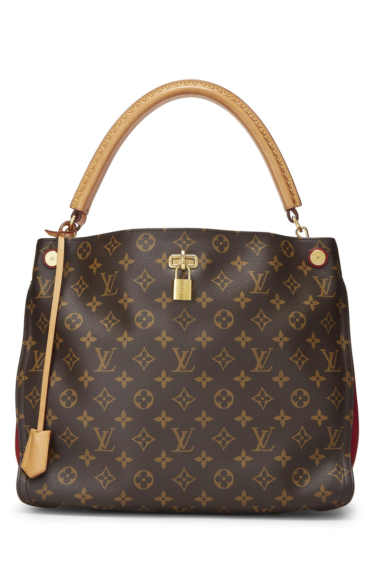 Louis Vuitton, Pre-Loved Red Monogram Canvas Gaia, Brown