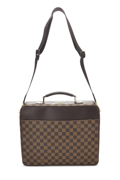 Louis Vuitton, Pre-Loved Damier Ebene Porte Ordinateur Sabana, Brown