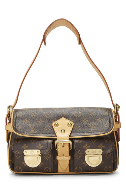 Louis Vuitton, Hudson PM en toile Monogram d'occasion, marron