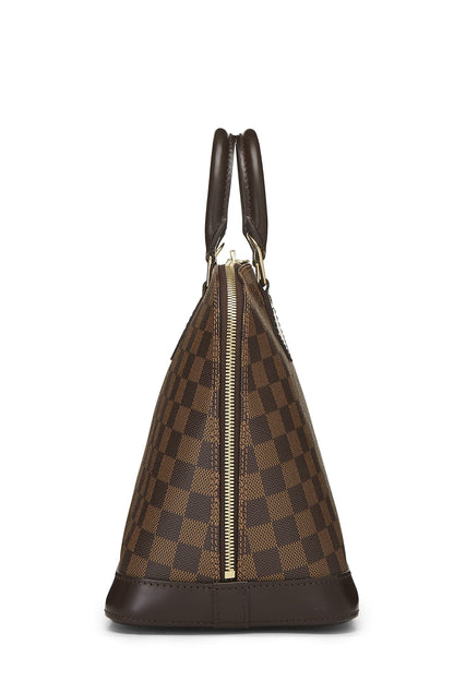 Louis Vuitton, Pre-Loved Damier Ebene Alma PM, Brown