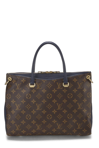 Louis Vuitton, Pallas NM en toile monogram bleu marine d'occasion, bleu marine