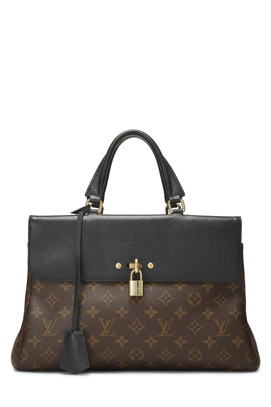 Louis Vuitton, Pre-Loved Navy Monogram Canvas Venus, Black