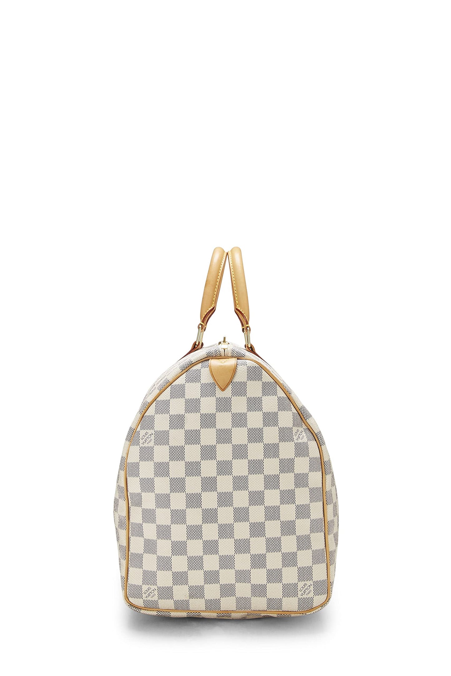 Louis Vuitton, Damier Azur Keepall 50 d'occasion, blanc