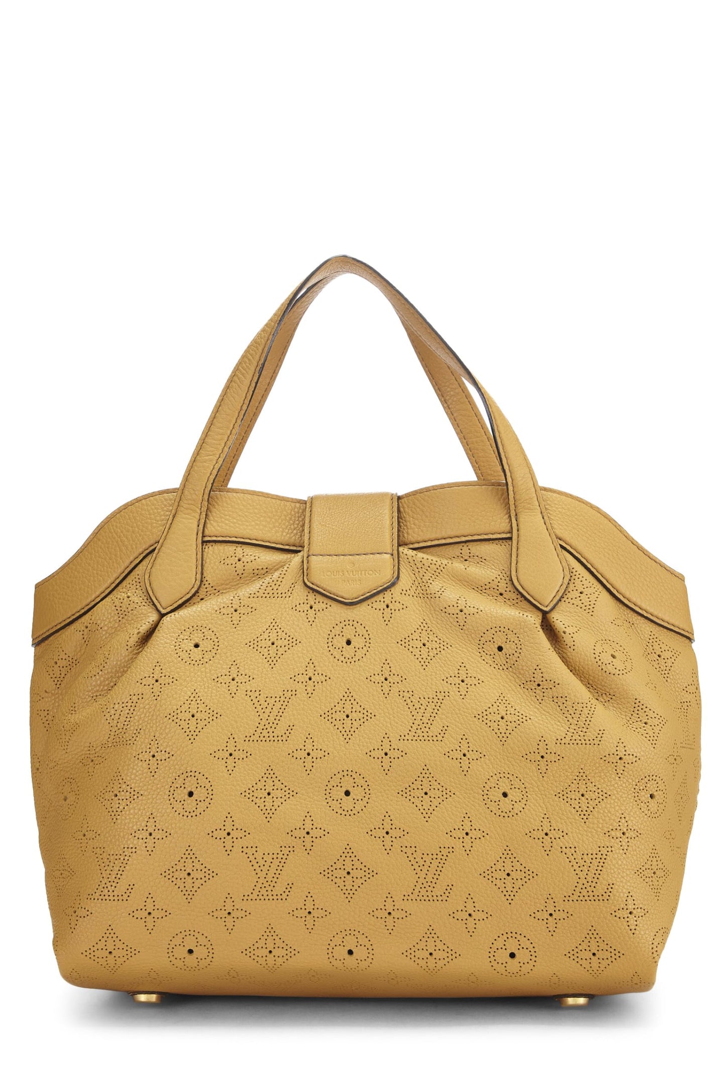 Louis Vuitton, Pre-Loved Yellow Monogram Mahina Sevres PM, Yellow