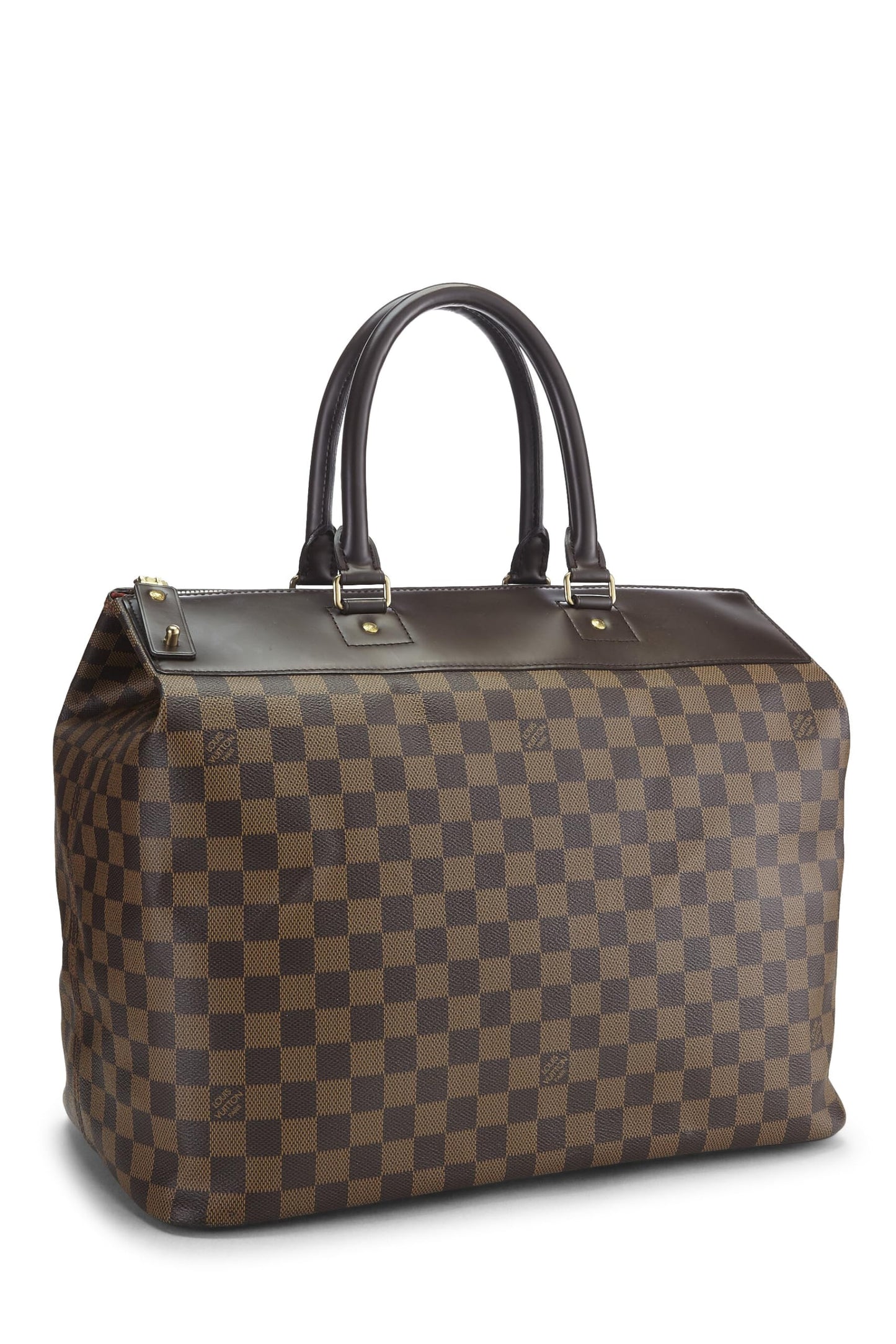 Louis Vuitton, Pre-Loved Damier Ebene Greenwich PM, Brown