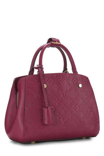 Louis Vuitton, Empreinte Montaigne BB Monogram Rose d'occasion, Rose