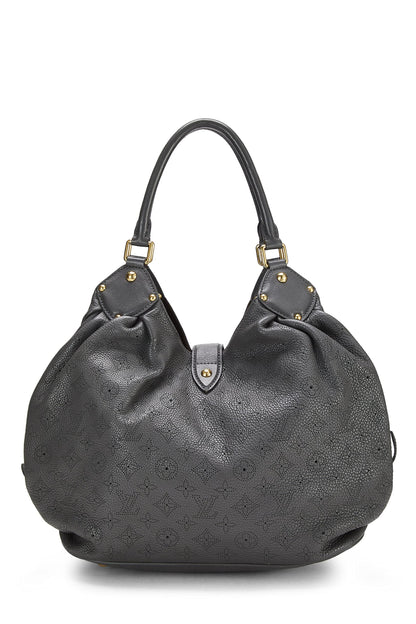 Louis Vuitton, Pre-Loved Grey Monogram Mahina Large, Grey