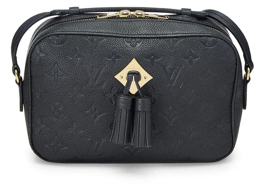 Louis Vuitton, Monogramme noir pré-aimé Empreinte Saintonge, Noir