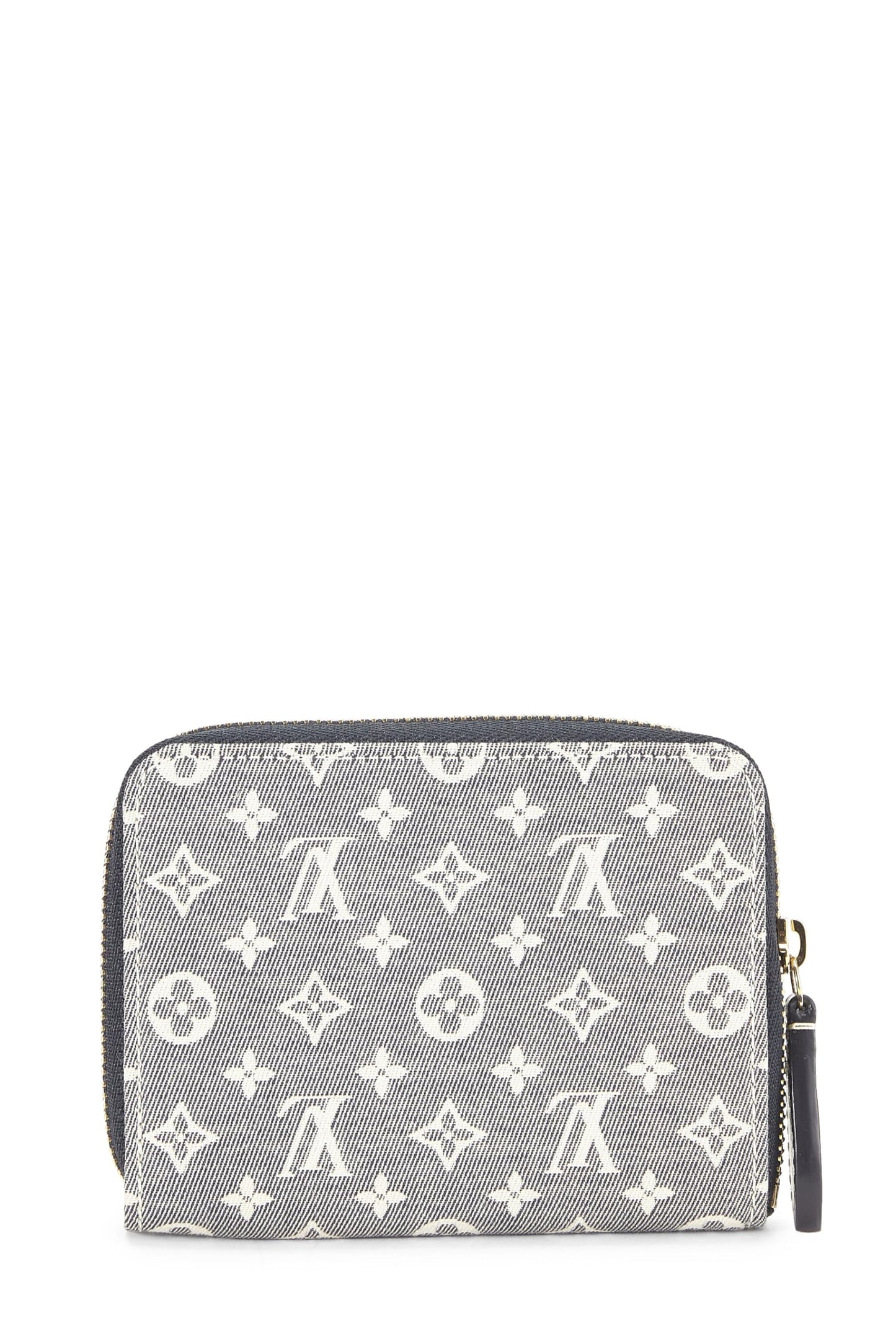 Louis Vuitton, porte-monnaie zippé Idylle Navy Monogram d'occasion, bleu marine