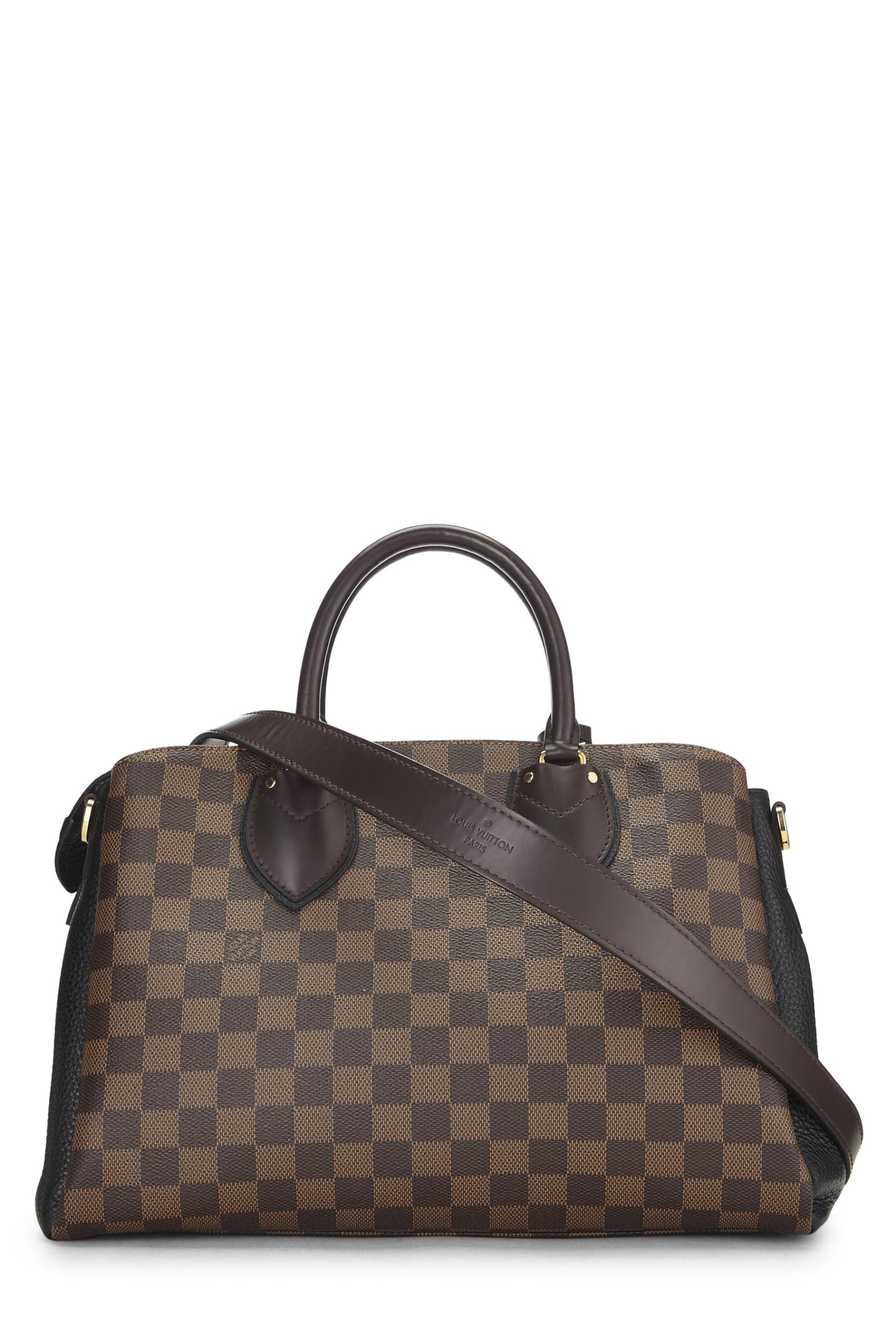 Louis Vuitton, Pre-Loved Black Damier Ebene Normandy, Black