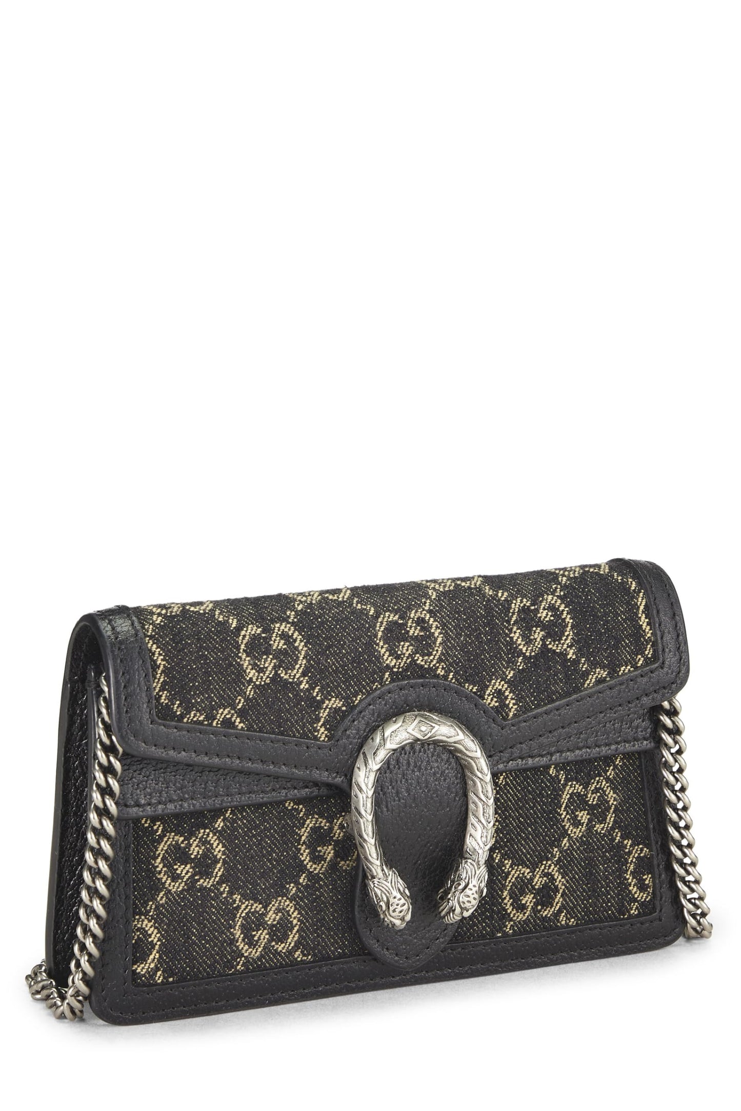 Gucci, sac à bandoulière Dionysus Super Mini d'occasion, noir