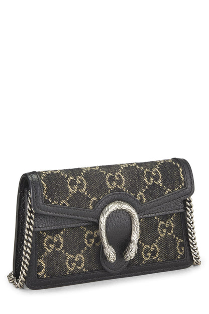 Gucci, Bolso de hombro Blakck Dionysus súper mini pre-Loved, Negro