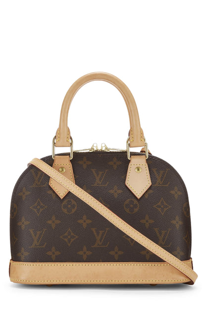 Louis Vuitton, Pre-Loved Monogram Canvas Alma BB, Brown