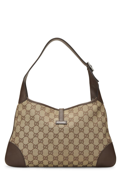 Gucci, Pre-Loved Original GG Canvas Jackie, Brown