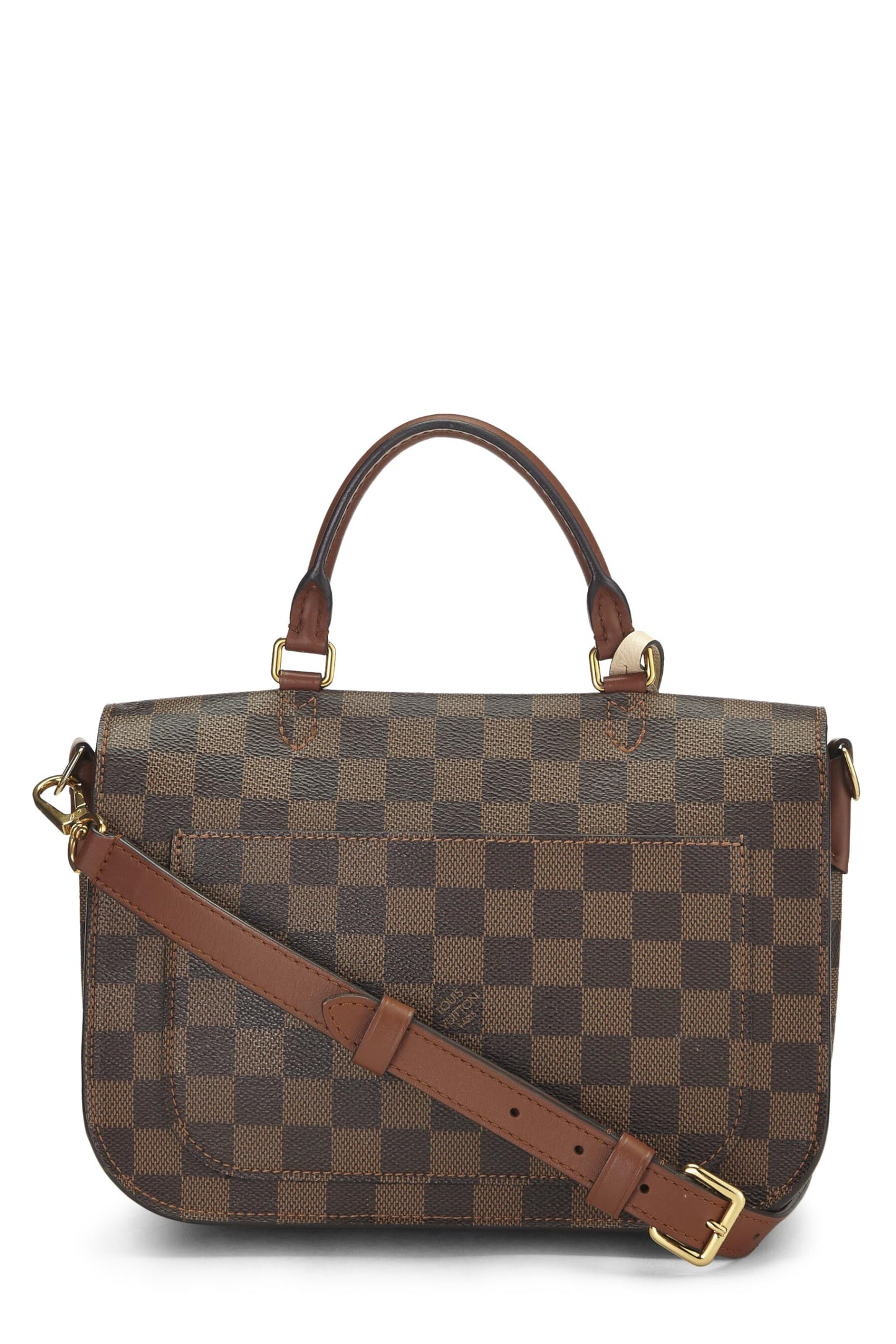 Louis Vuitton, Pre-Loved Crema Damier Ebene Beaumarchais, Crema