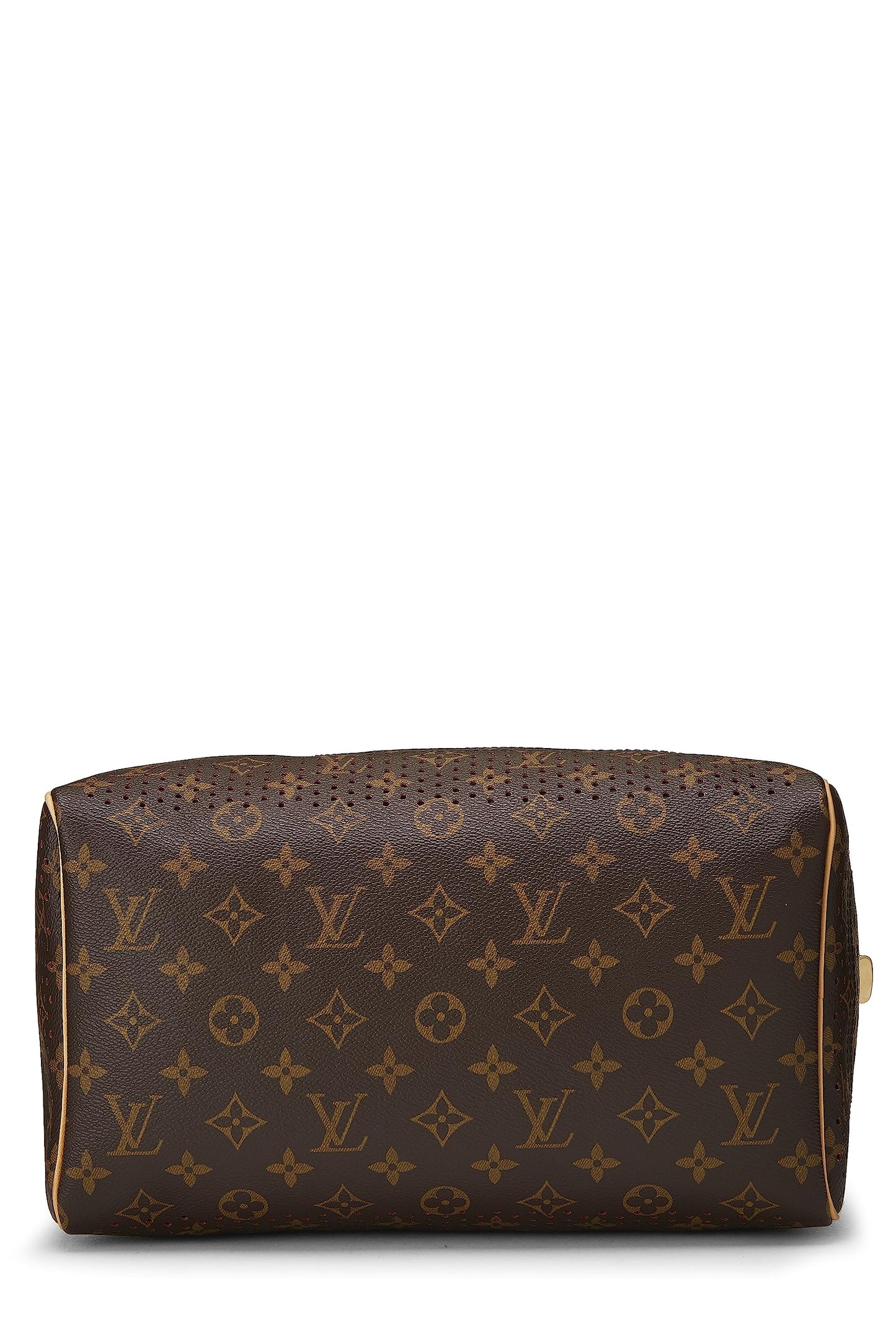 Louis Vuitton, Pre-Loved Orange Monogram Canvas Perforated Speedy 30, Orange