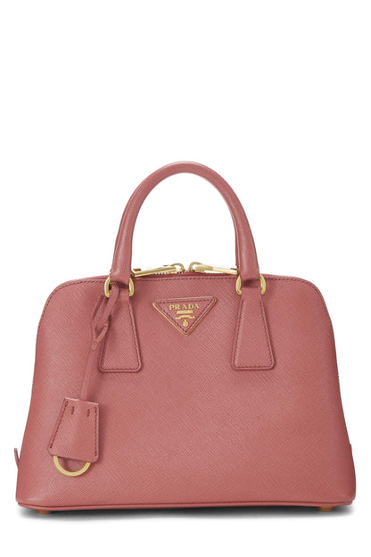 Prada, Pre-Loved Pink Saffiano Leather Promenade Small, Pink