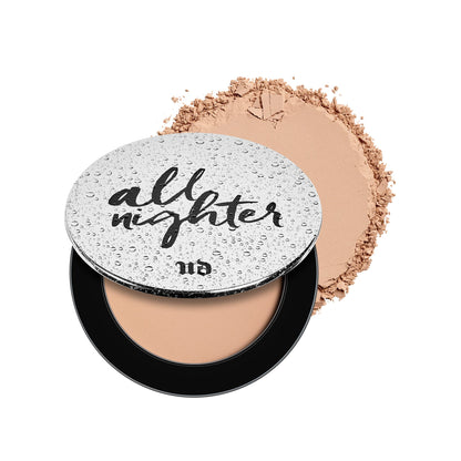 Urban Decay All Nighter Waterproof Setting Powder, Matte Finish, Universal Translucent Pressed Powder, Mattifies Shine & Oil, Sweat-Proof, Blurs Pores, Smooths Skin, Vegan, Cruelty-free - 0.26 oz