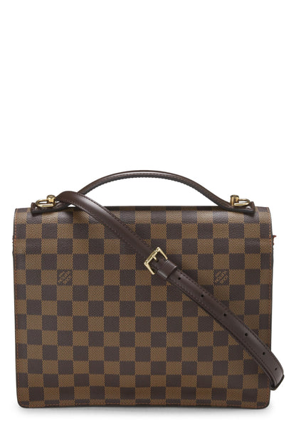 Louis Vuitton, Pre-Loved Damier Ebene Monceau, Brown