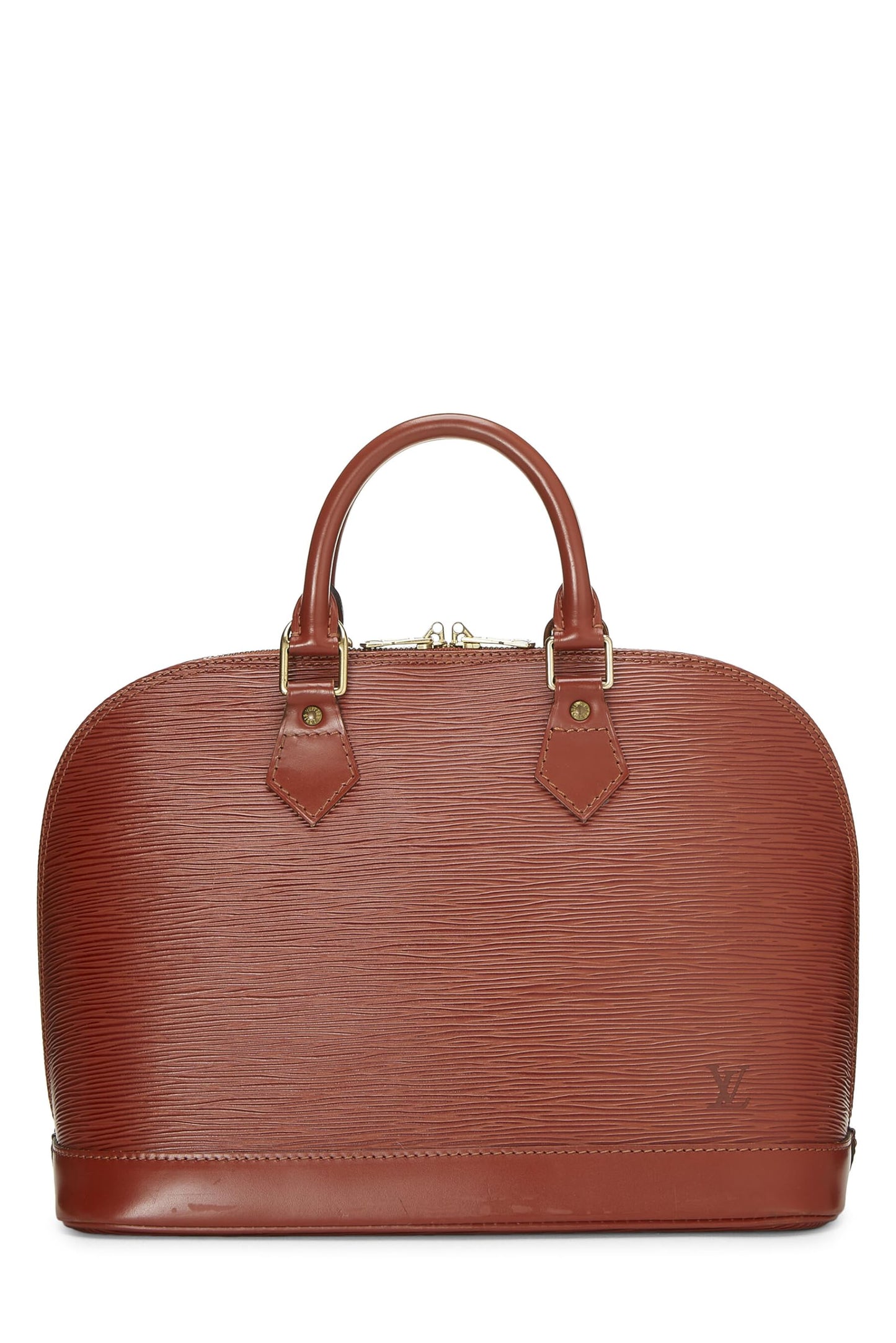 Louis Vuitton, Cipango Gold Epi Alma PM d'occasion, marron