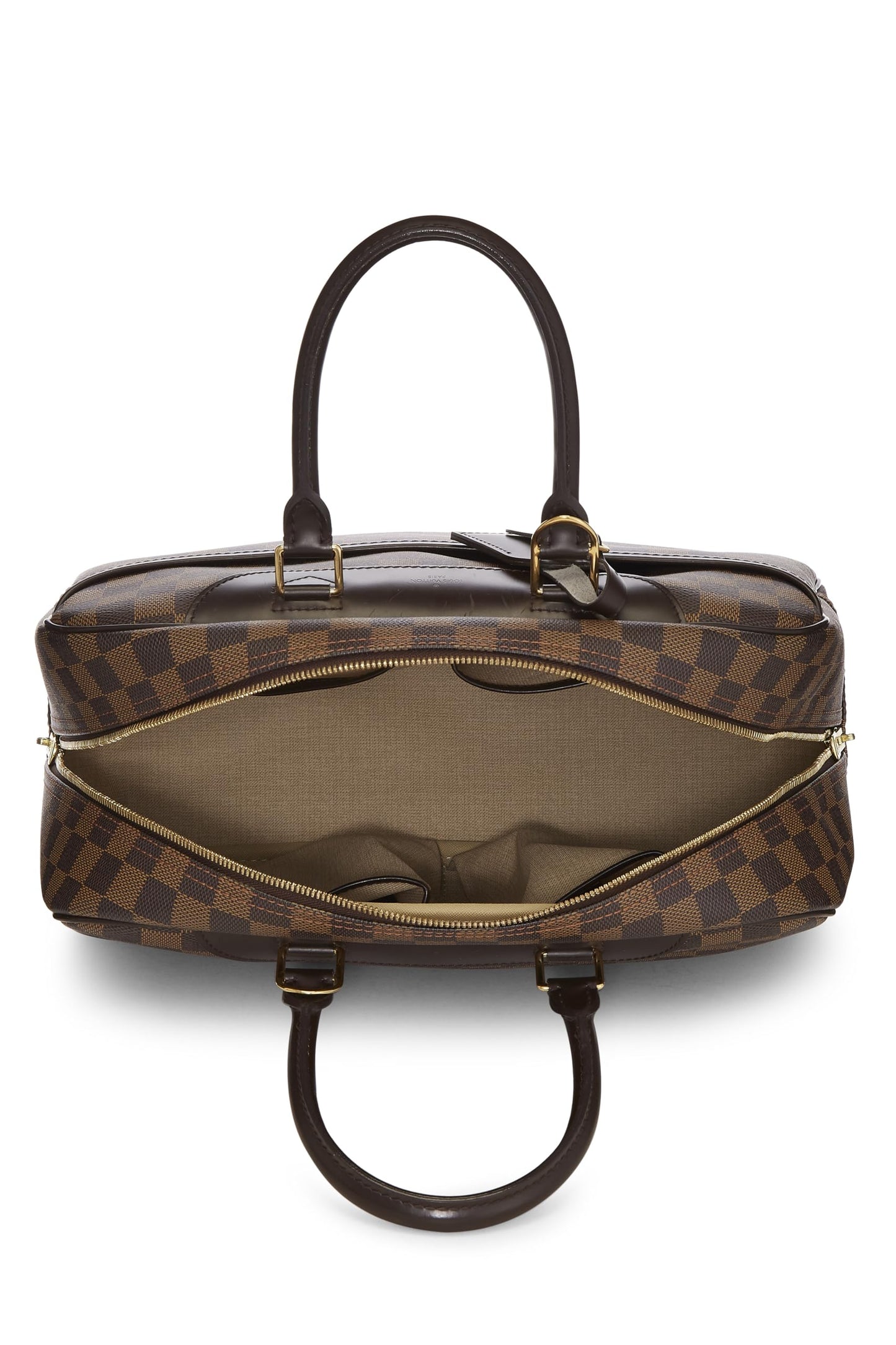 Louis Vuitton, Pre-Loved Damier Ebene Deauville, Brown