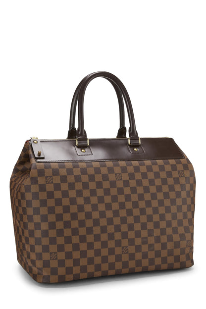 Louis Vuitton, Pre-Loved Damier Ebene Greenwich PM, Brown